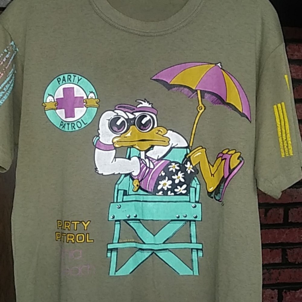 Vintage party patrol tee shirt